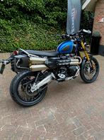 Zeer mooie Triumph SCRAMBLER 1200 XE Cobalt Blue 9600km!, 2 cilinders, Bedrijf, Meer dan 35 kW, Enduro