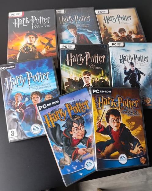 Harry Potter PC games Compleet 8 games, Verzamelen, Harry Potter, Zo goed als nieuw, Spel, Ophalen of Verzenden