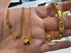 Van Cleef Perlee Set - 18k Goud Plated, Sieraden, Tassen en Uiterlijk, Kettingen, Ophalen of Verzenden, Nieuw, Goud