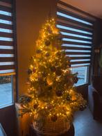 Kunstkerstboom met blauwe ballen, Ophalen of Verzenden, Gebruikt