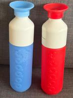 Twee Doppers drinkflessen Rood & Blauw 450 ml, Ophalen of Verzenden, Gebruikt