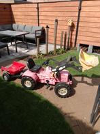 Koopje: Trap tractor met kiepbare Rolly Toys kar, Gebruikt, Trapvoertuig, Ophalen