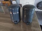 rvs pedaalemmer vuilnisbakje prullenbak, 40 liter of meer, Ophalen of Verzenden, Zo goed als nieuw, Rvs