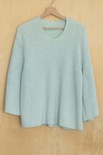 COs gebreide katoenen trui licht blauw mint groen 38 M, Maat 38/40 (M), COS, Ophalen of Verzenden, Zo goed als nieuw