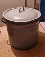 Grote gëemailleerde weckketel of wasketel, Huis en Inrichting, Keuken | Potten en Pannen, Ophalen, Gebruikt, Overige materialen