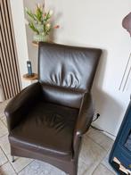 mooie gemaksstoelen  zithoogte 48 en van 43 cm., Ophalen, Gebruikt, Leer, Minder dan 50 cm