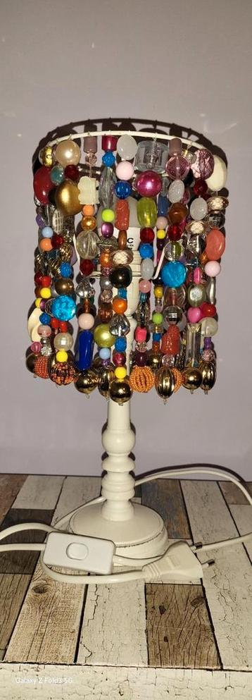 Boho / Ibiza sfeerlamp met 100den kralen. beschikbaar voor biedingen