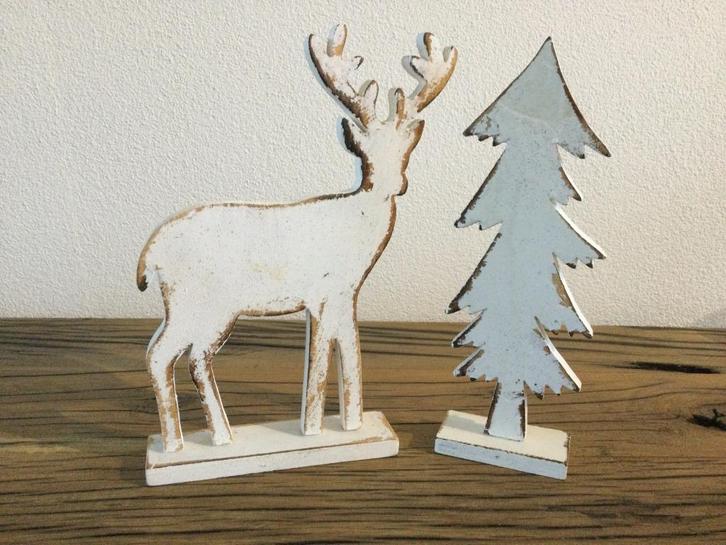 Rendier & kerstboom kerstversiering, Diversen, Kerst, Nieuw, Ophalen of Verzenden