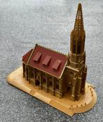 Drie Vakwerkhuizen en Kerkgebouw, spoor N, Hobby en Vrije tijd, Modeltreinen | N-Spoor, Overige merken, Gelijkstroom, Brug, Tunnel of Gebouw