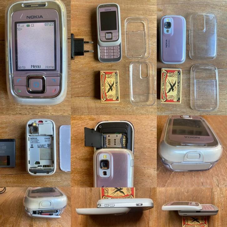 Roze mini Nokia 6111 RM-82 camera 2x covers + stekker schuif, Telecommunicatie, Mobiele telefoons | Nokia, Zo goed als nieuw, Zonder abonnement