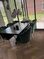 Richmond stoelen 6 x peppa groen, Huis en Inrichting, Stoelen, Ophalen, Zo goed als nieuw, Overige kleuren