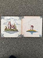Twee Makkum Tichelaar Handwerk Tegels, Ophalen of Verzenden