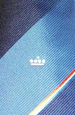 KLM stropdas blauw rood-wit-blauwe streep Luchtvaart, Ophalen of Verzenden, Nieuw, Overige typen