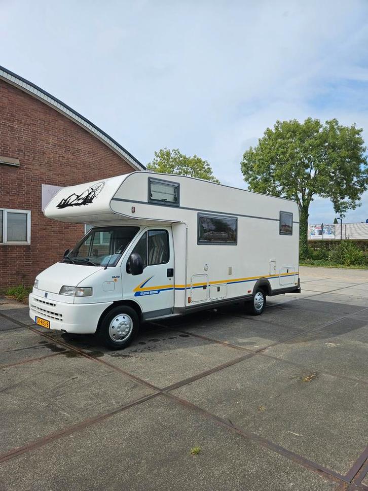 Fiat ducato 2.8JTD Eura Mobil 2002., Caravans en Kamperen, Campers, Bedrijf, tot en met 6, Alkoof, Eura Mobil, Fiat, Diesel, Handgeschakeld