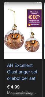 Gezocht!! AH kerstbal oliebol, Ophalen of Verzenden, Zo goed als nieuw