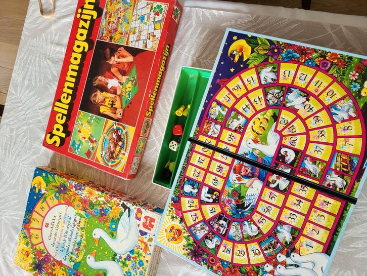 Diverse bordspellen en andere spelletjes, Hobby en Vrije tijd, Gezelschapsspellen | Bordspellen, Gebruikt, Een of twee spelers