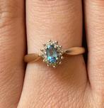 Vintage 9k gouden ring - Topaas, Sieraden, Tassen en Uiterlijk, Ringen, Ophalen of Verzenden, Dame, Goud, Kleiner dan 17