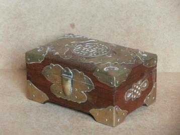 Chinees sieradenkistje koperbeslag juwelen sieraden kistje beschikbaar voor biedingen