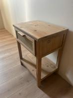 Houten nachtkastje van Xenos te koop, Huis en Inrichting, Ophalen, Gebruikt, Hout, Minder dan 45 cm