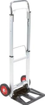 Inklapbare steekwagen aluminium tot 90 kg draagvermogen, Ophalen of Verzenden, Gebruikt, Steekwagen