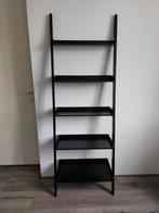 Ladderkast - wandrek zwart 189x67x36 cm, Huis en Inrichting, Ophalen, Gebruikt