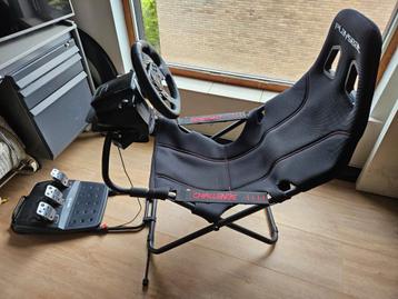 >> Playseat Challenge Black racestoel - Logitech stuur g29<< beschikbaar voor biedingen