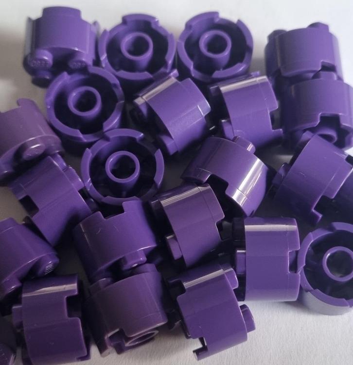 Lego 2x2 round brick, Purple (per 25), Kinderen en Baby's, Speelgoed | Duplo en Lego, Nieuw, Lego, Losse stenen, Verzenden