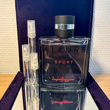 Chanel Allure Superleggera parfum sample/decant beschikbaar voor biedingen