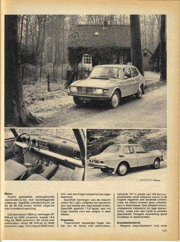 Autokampioen test Saab 99 EM 2 Maart 1972 beschikbaar voor biedingen