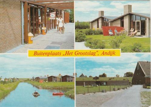 ANDIJK Buitenplaats Het Grootslag, Verzamelen, Ansichtkaarten | Nederland, Gelopen, Noord-Holland, 1980 tot heden, Verzenden