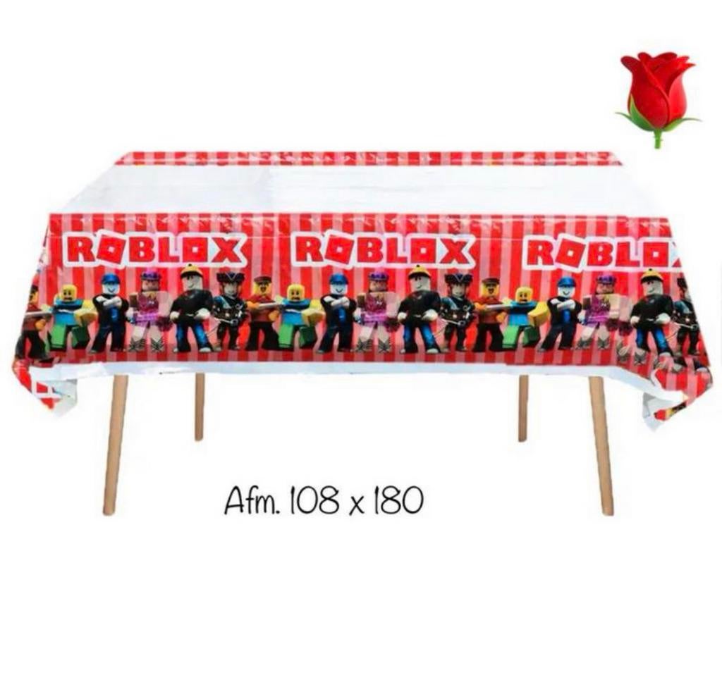ROBLOX tafelkleed thema roblox versiering, Hobby en Vrije tijd, Feestartikelen, Nieuw, Versiering, Verjaardag, Ophalen of Verzenden
