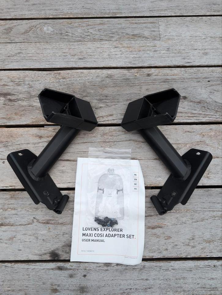 Maxi Cosi adapter set Lovens bakfiets, Fietsen en Brommers, Fietsaccessoires | Fietsstoeltjes, Zo goed als nieuw, Ophalen of Verzenden