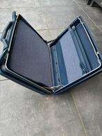 Blauwe Hardcase Aktetas SAMSONITE, Ophalen of Verzenden, Gebruikt, Hard kunststof, Minder dan 50 cm