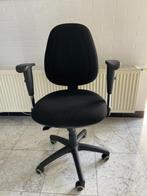 Bruine bureau stoel, Ophalen, Gebruikt, Bruin, Eén