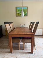 Eettafel (eventueel inclusief 6 stoelen), Ophalen, Gebruikt, Klassiek, 6 tot 8 stoelen
