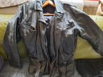 Zwart leren motorjack - Maat XL, Ophalen of Verzenden, Gedragen, Maat 56/58 (XL), Zwart