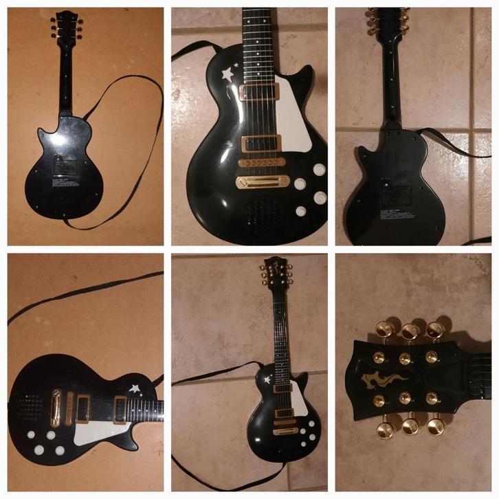 Speelgoed gitaar op batterijen voor muzikaal plezier, Kinderen en Baby's, Speelgoed | Overig, Gebruikt, Jongen of Meisje, Ophalen of Verzenden