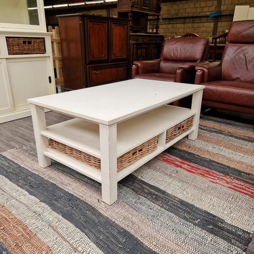 Salontafel Landelijk, Huis en Inrichting, Tafels | Salontafels, Gebruikt, Minder dan 50 cm, 50 tot 100 cm, 100 tot 150 cm, Rechthoekig