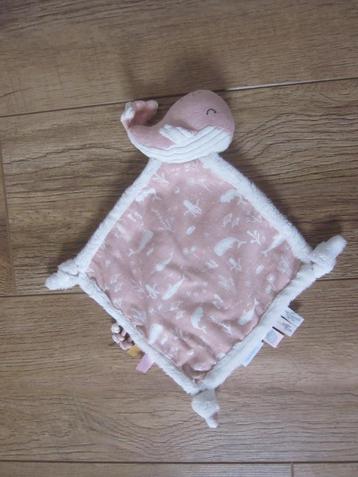 Little Dutch roze zacht knuffeldoekje met dolfijntje piepje- beschikbaar voor biedingen