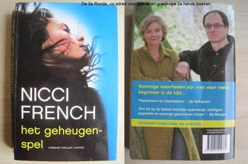 212 - Het geheugenspel - Nicci French beschikbaar voor biedingen