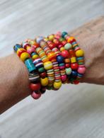 Kleurrijke kralen armbandjes, Ophalen of Verzenden, Zo goed als nieuw, Overige kleuren