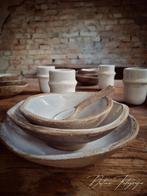 Handgemaakt servies knock on wood, Nieuw, Compleet servies, Keramiek, Overige stijlen