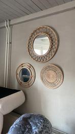 Rotan spiegeltjes IKEA, Minder dan 50 cm, Rond, Ophalen of Verzenden, Zo goed als nieuw