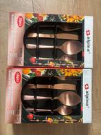 Alpina Bestekset RVS Rose Goud - 2 Sets Nieuw, Huis en Inrichting, Nieuw, Ophalen of Verzenden, Rvs of Chroom, Vaatwasserbestendig