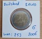 2 euro, Duitsland 2006 G, Schleswig-Holstein, Verzenden, Duitsland, 2 euro, Losse munt