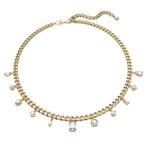 Nieuwe Swarovski Dextera necklace Gold, Met kristal, Nieuw, Ophalen of Verzenden, Goud