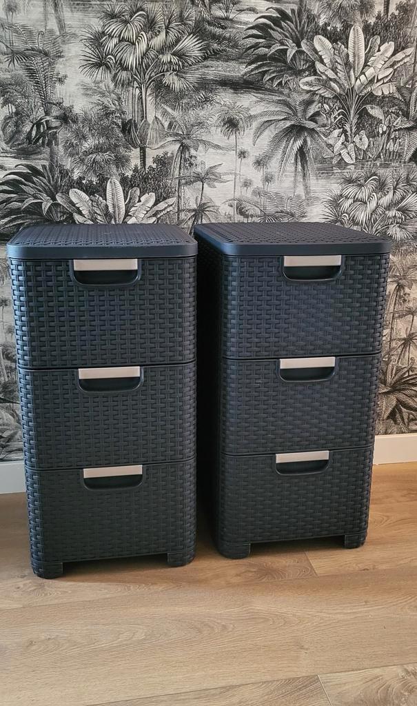 Curver ladekastjes - 2 stuks, Huis en Inrichting, Kasten | Dressoirs, Zo goed als nieuw, Minder dan 50 cm, 25 tot 50 cm, Met lade(s)