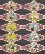 Sigarenbanden Donald Duck en Guus Geluk, Washington DD1-DD10, Verzamelen, Rookartikelen, Aanstekers en Luciferdoosjes, Ophalen of Verzenden