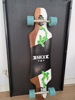 nkx longboard met extra grote wielen, zelf beschilderd, Sport en Fitness, Ophalen, Zo goed als nieuw, Skateboard, Longboard