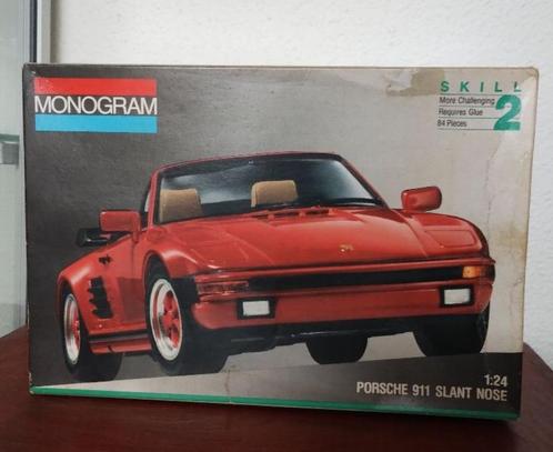Porsche 911 Slant nose Flatnose Monogram 1:24 1/24, Hobby en Vrije tijd, Modelbouw | Auto's en Voertuigen, Zo goed als nieuw, Auto